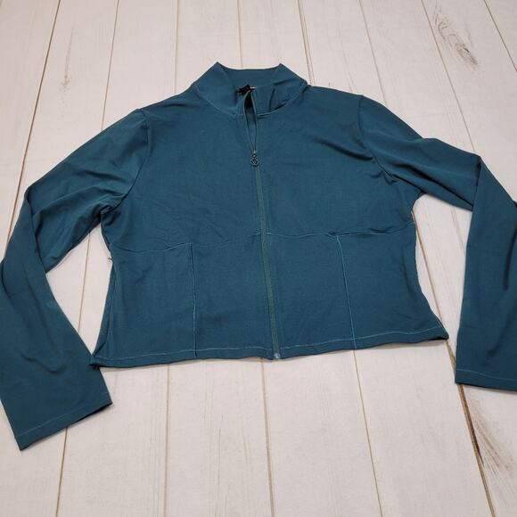 Victoria's secret on point crop green fitted jacket - Picture 2 of 8